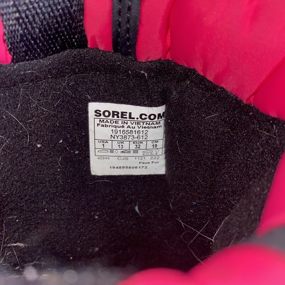 Pink Sorel Winter Boots Little Girl - Picture 5 of 7